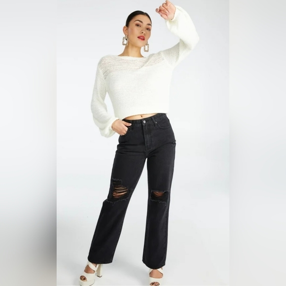 NWT CloseEasy Fit Spring Sweater - Marshmallow Cream/Off White - Picture 4 of 4